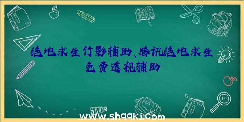 绝地求生竹影辅助、腾讯绝地求生免费透视辅助