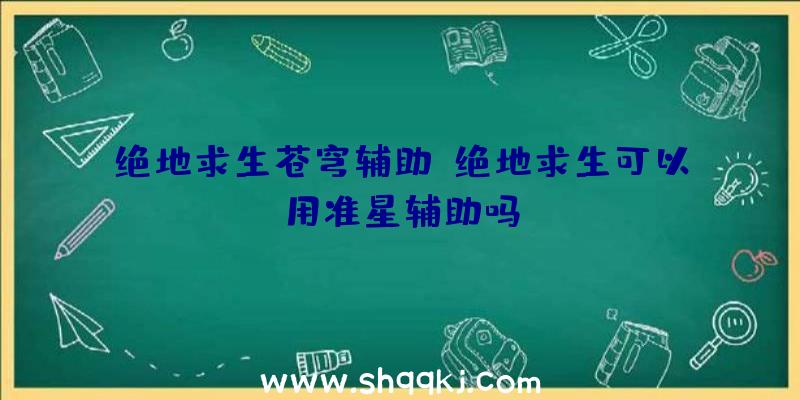 绝地求生苍穹辅助、绝地求生可以用准星辅助吗