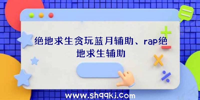 绝地求生贪玩蓝月辅助、rap绝地求生辅助