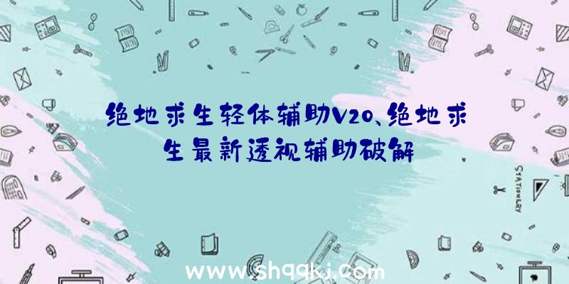 绝地求生轻体辅助V20、绝地求生最新透视辅助破解