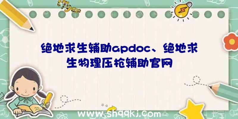 绝地求生辅助apdoc、绝地求生物理压枪辅助官网