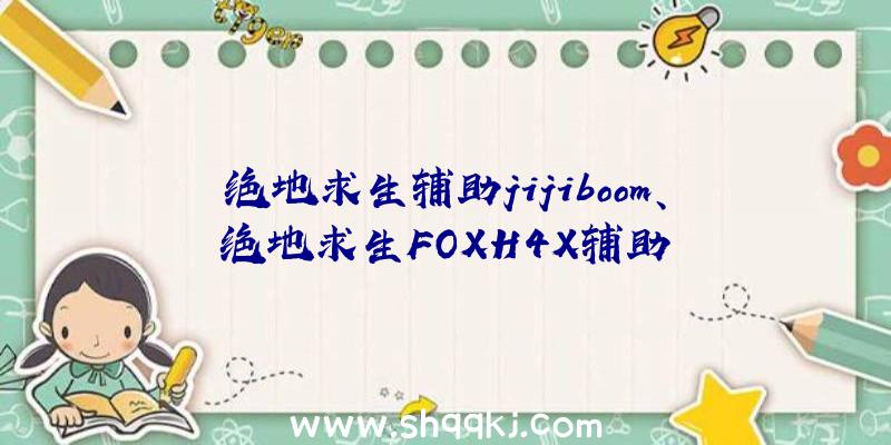 绝地求生辅助jijiboom、绝地求生FOXH4X辅助