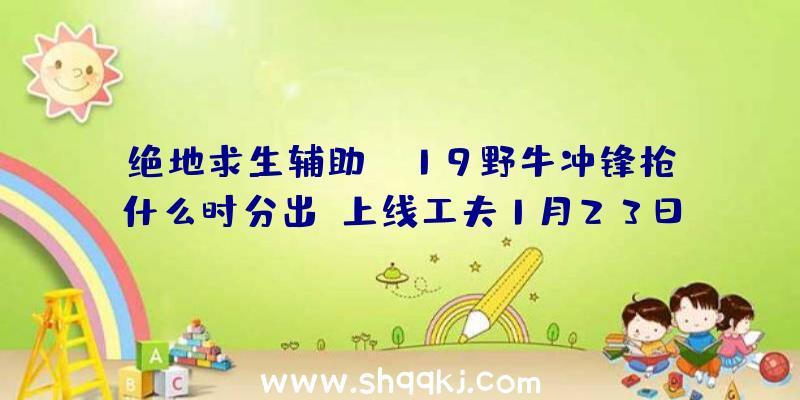 绝地求生辅助pp19野牛冲锋枪什么时分出-上线工夫1月23日