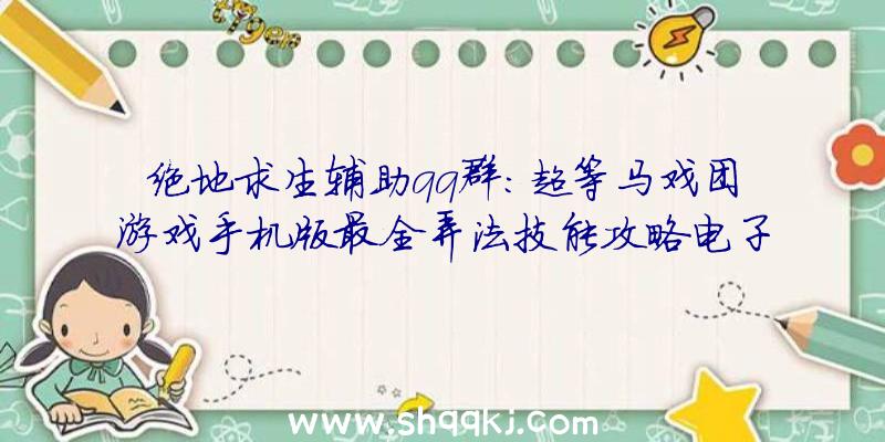 绝地求生辅助qq群：超等马戏团游戏手机版最全弄法技能攻略电子城玩家操作技能