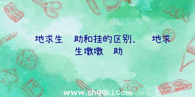 绝地求生辅助和挂的区别、绝地求生墩墩辅助