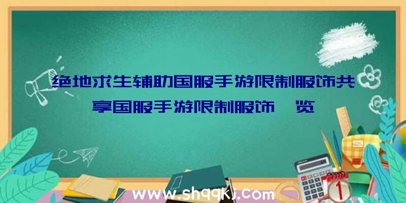 绝地求生辅助国服手游限制服饰共享国服手游限制服饰一览