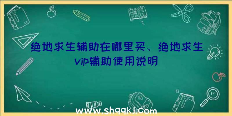 绝地求生辅助在哪里买、绝地求生vip辅助使用说明