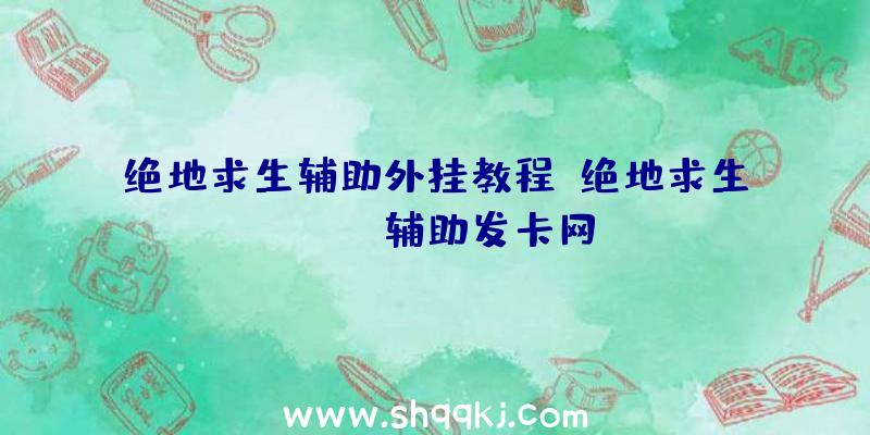 绝地求生辅助外挂教程、绝地求生fendi辅助发卡网