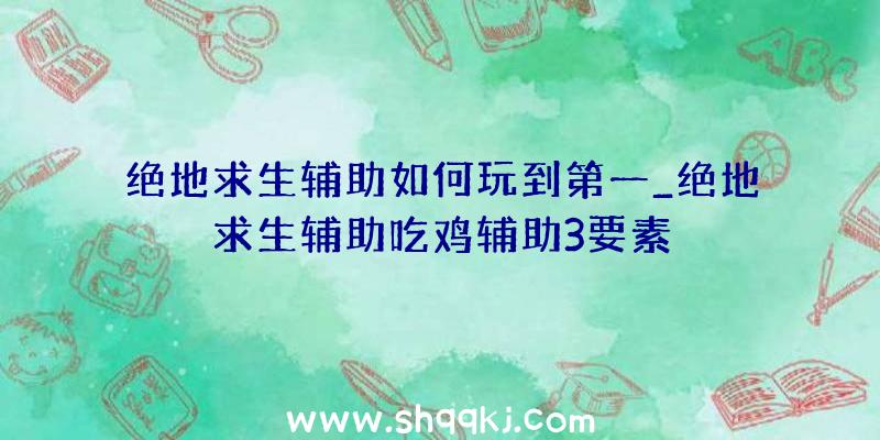 绝地求生辅助如何玩到第一_绝地求生辅助吃鸡辅助3要素