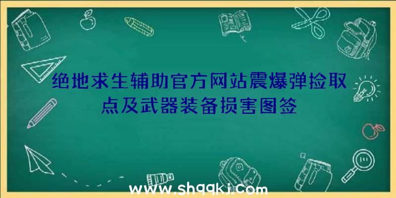 绝地求生辅助官方网站震爆弹捡取点及武器装备损害图签