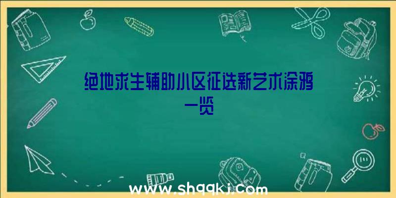 绝地求生辅助小区征选新艺术涂鸦一览