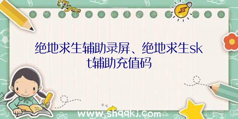 绝地求生辅助录屏、绝地求生skt辅助充值码