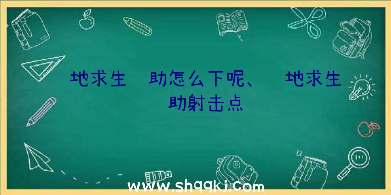 绝地求生辅助怎么下呢、绝地求生辅助射击点