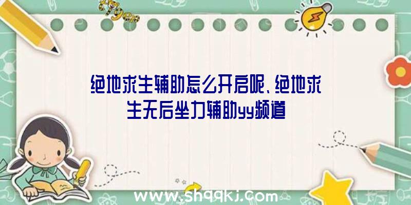 绝地求生辅助怎么开启呢、绝地求生无后坐力辅助yy频道