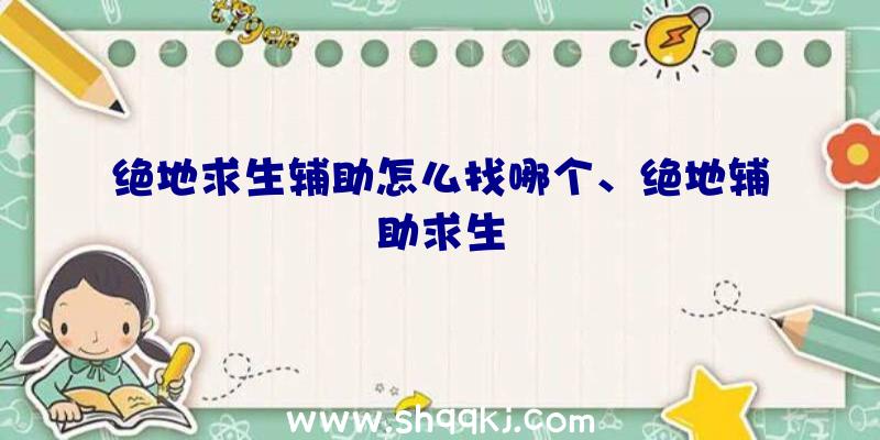 绝地求生辅助怎么找哪个、绝地辅助求生