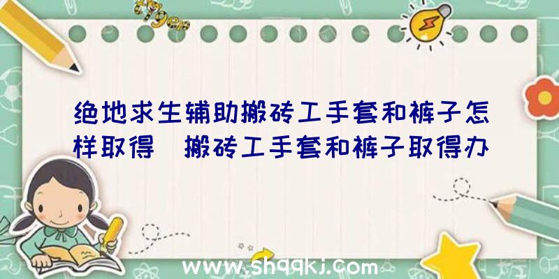 绝地求生辅助搬砖工手套和裤子怎样取得_搬砖工手套和裤子取得办法引见