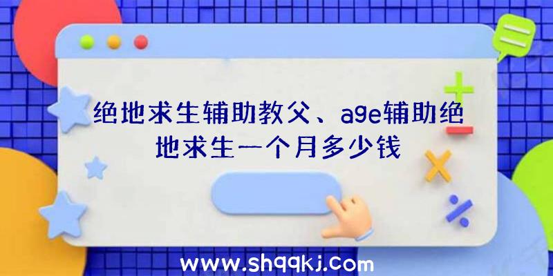 绝地求生辅助教父、age辅助绝地求生一个月多少钱