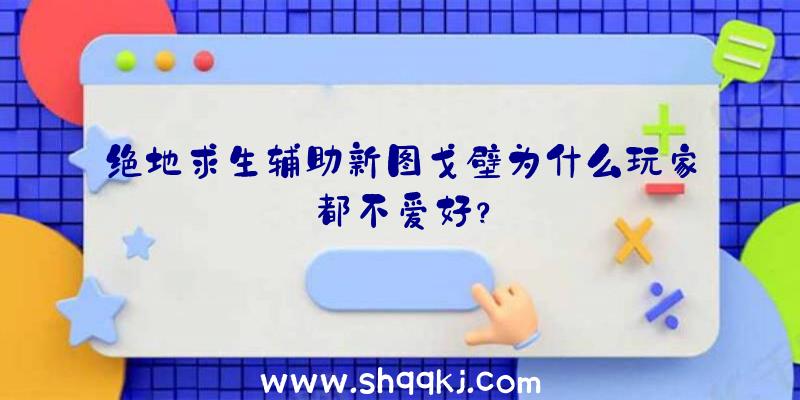 绝地求生辅助新图戈壁为什么玩家都不爱好？