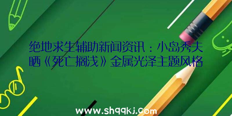 绝地求生辅助新闻资讯：小岛秀夫晒《死亡搁浅》金属光泽主题风格生日蛋糕