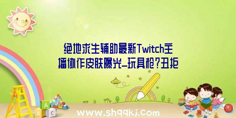 绝地求生辅助最新Twitch主播协作皮肤曝光_玩具枪？丑拒