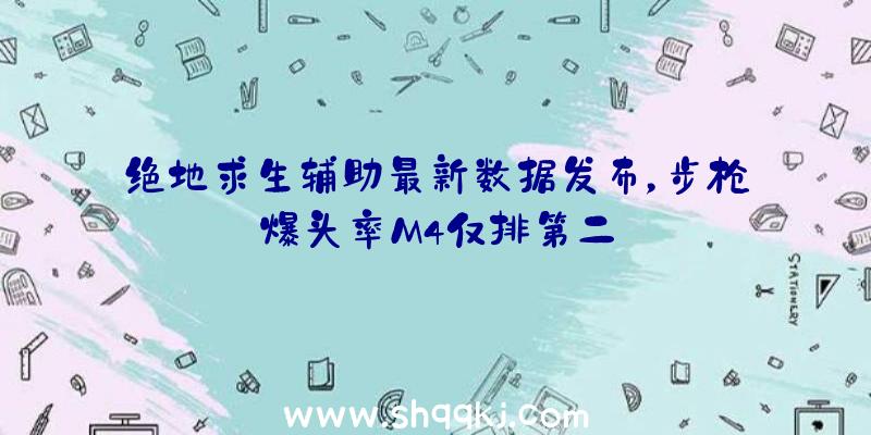 绝地求生辅助最新数据发布，步枪爆头率M4仅排第二