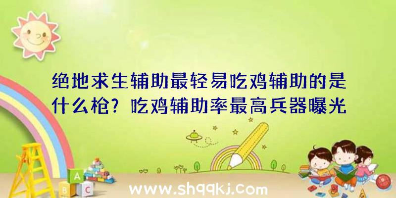 绝地求生辅助最轻易吃鸡辅助的是什么枪？吃鸡辅助率最高兵器曝光