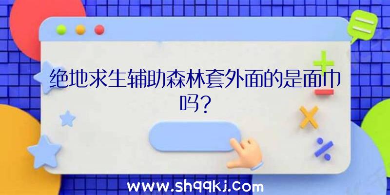 绝地求生辅助森林套外面的是面巾吗？