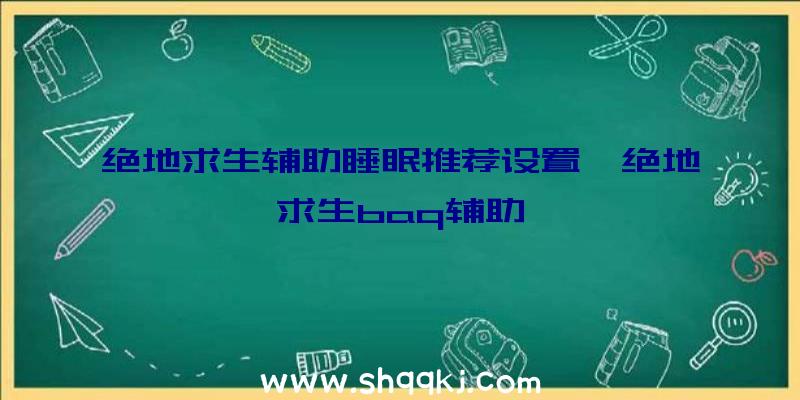 绝地求生辅助睡眠推荐设置、绝地求生baq辅助