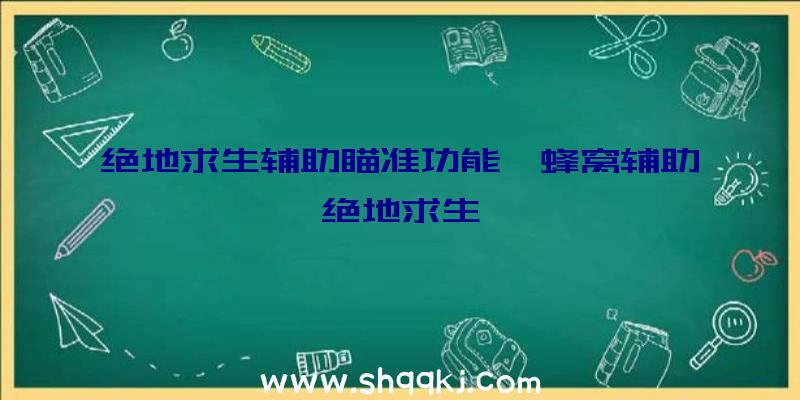 绝地求生辅助瞄准功能、蜂窝辅助绝地求生