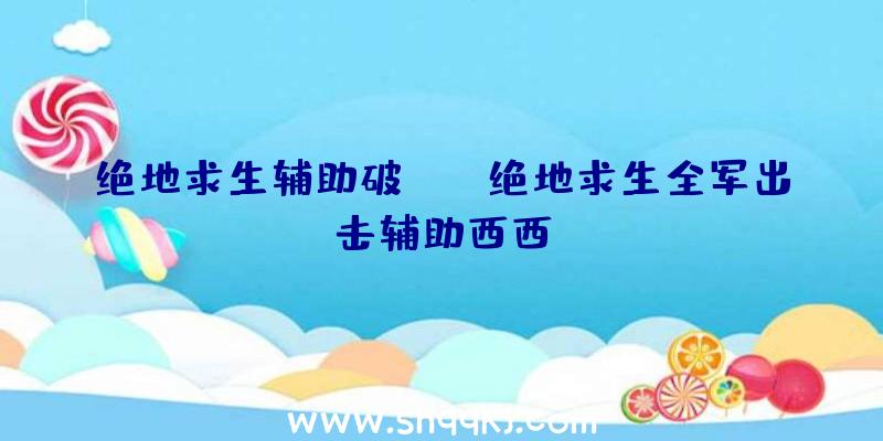 绝地求生辅助破、绝地求生全军出击辅助西西