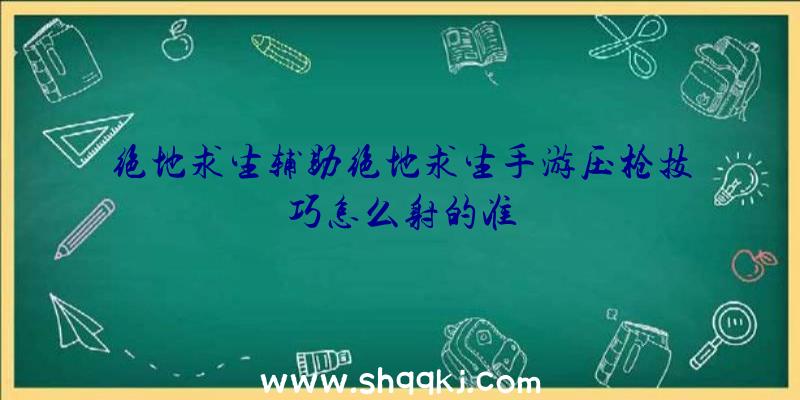 绝地求生辅助绝地求生手游压枪技巧怎么射的准