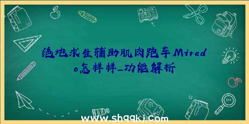 绝地求生辅助肌肉跑车Mirado怎样样_功能解析