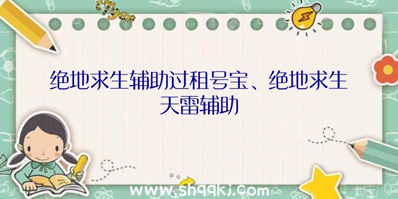 绝地求生辅助过租号宝、绝地求生天雷辅助