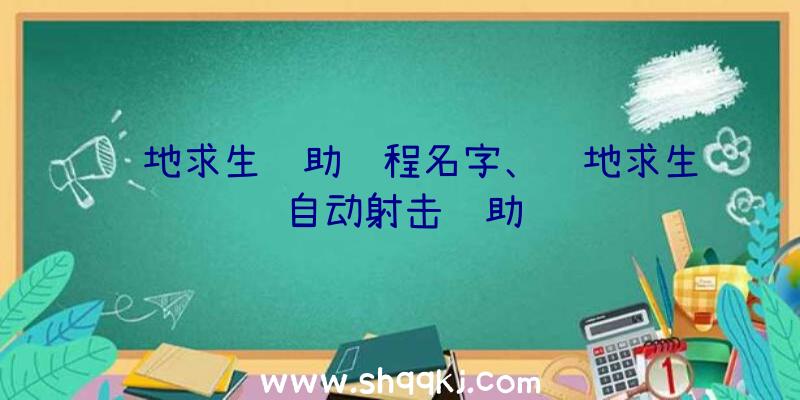 绝地求生辅助进程名字、绝地求生自动射击辅助