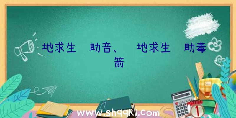 绝地求生辅助音、绝地求生辅助毒箭