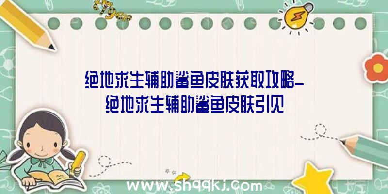 绝地求生辅助鲨鱼皮肤获取攻略_绝地求生辅助鲨鱼皮肤引见