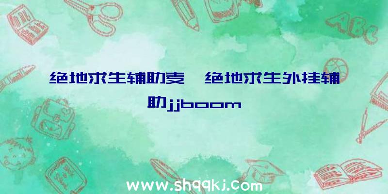 绝地求生辅助麦、绝地求生外挂辅助jjboom