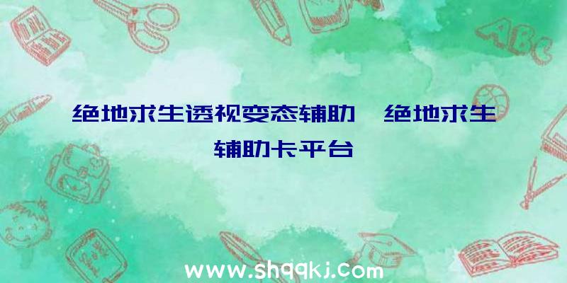 绝地求生透视变态辅助、绝地求生辅助卡平台