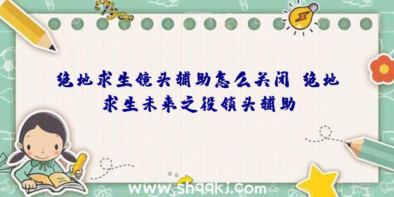 绝地求生镜头辅助怎么关闭、绝地求生未来之役锁头辅助