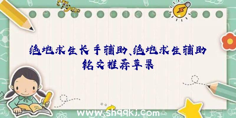 绝地求生长手辅助、绝地求生辅助铭文推荐苹果