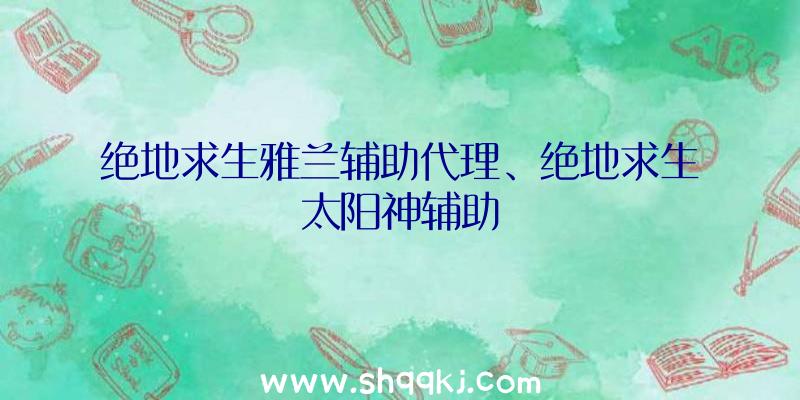 绝地求生雅兰辅助代理、绝地求生太阳神辅助