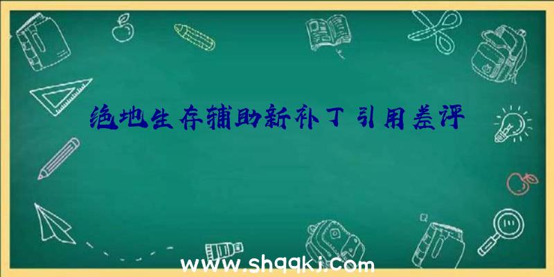 绝地生存辅助新补丁引用差评