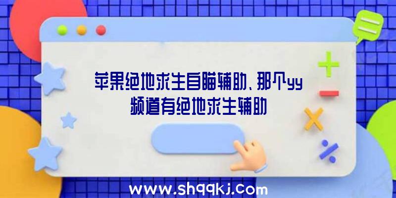 苹果绝地求生自瞄辅助、那个yy频道有绝地求生辅助