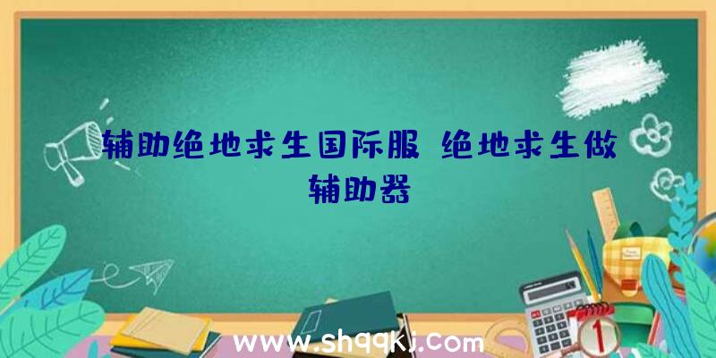 辅助绝地求生国际服、绝地求生做辅助器