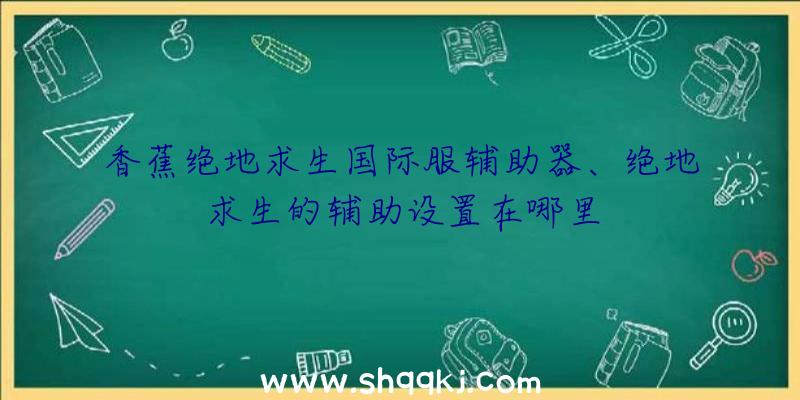 香蕉绝地求生国际服辅助器、绝地求生的辅助设置在哪里